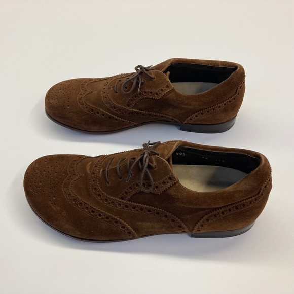 Birkenstock Tatami Brown Suede Wingtips, Men\'s 42 (US 8.5) main image 5